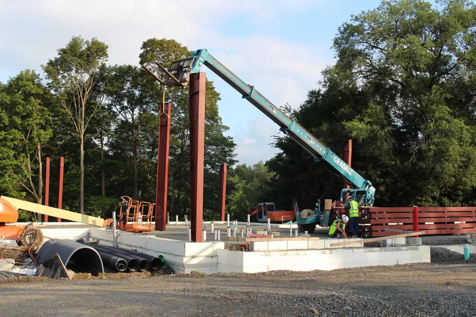 Steel Erected at Apalachin Fire Station Site