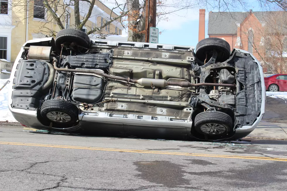 Rollover Crash Closes Front Street in Binghamton