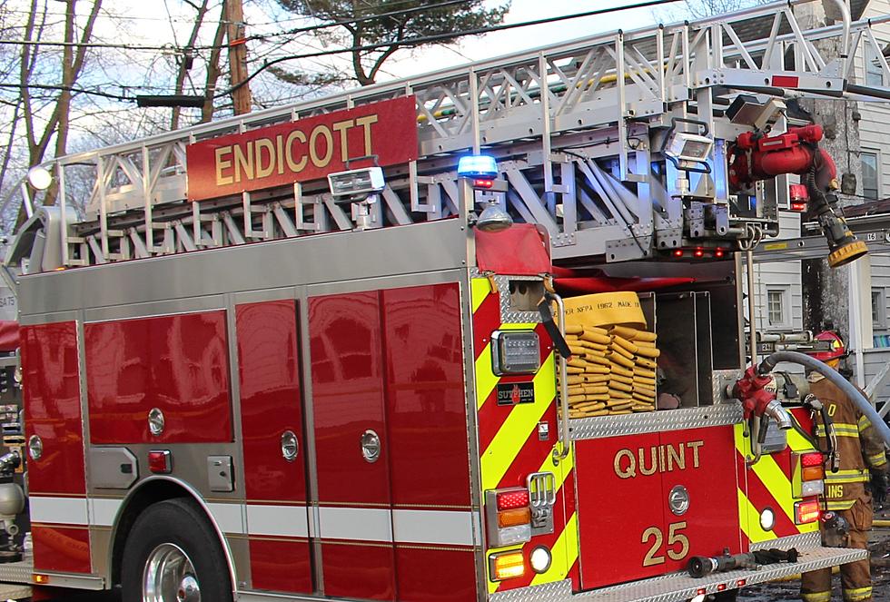 A Two-Alarm Fire Reported in the Village of Endicott.