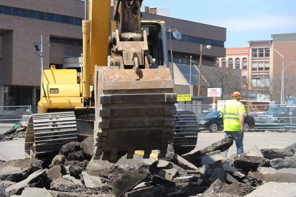 Site Work Underway for Binghamton Parking Complex