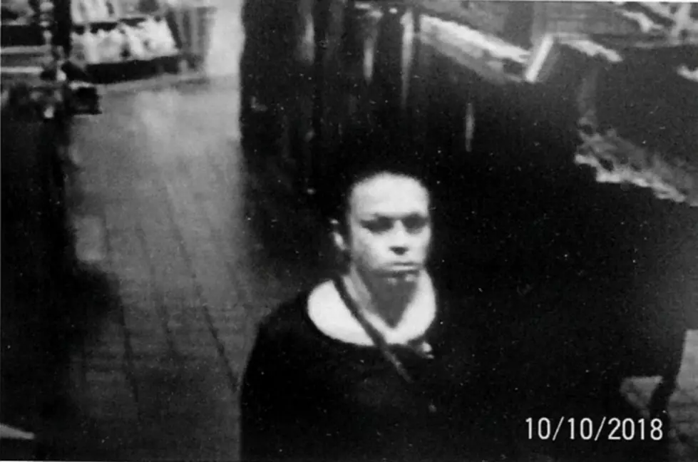 New York State Police-provided surveillance photo woman using stolen credit card in Endwelll