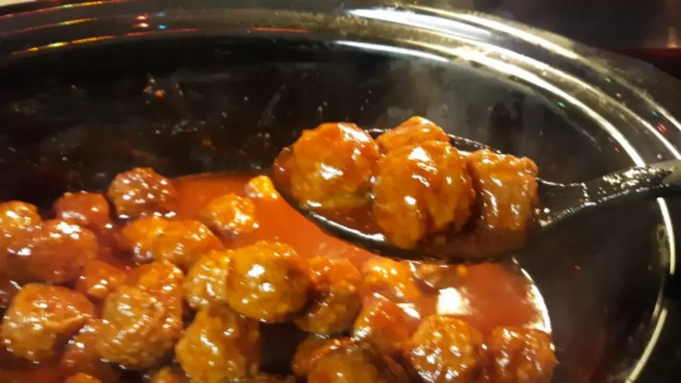 Foodie Friday Appetizer Meatballs in Grape Jelly/Chili Sauce