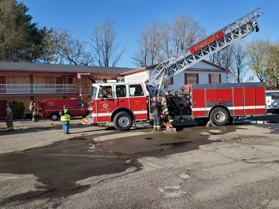 Arson Fire Damages Abandoned West Endicott Motel