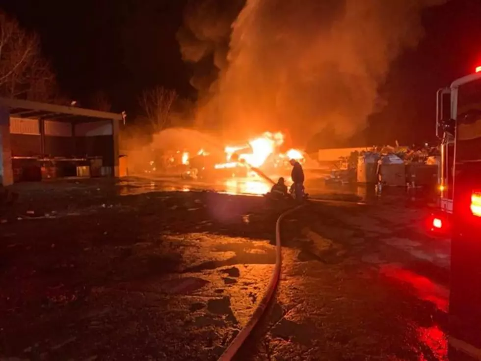 Fire in Weitsman’s Recycling Yard in Owego