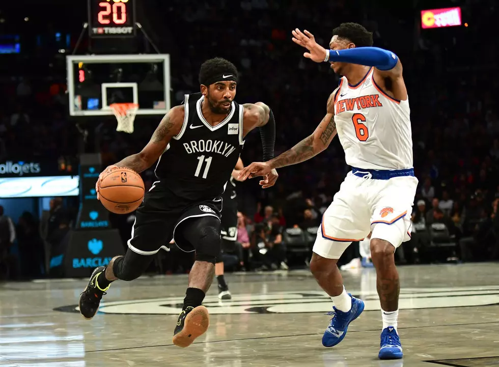 Knicks Versus Nets In Brooklyn