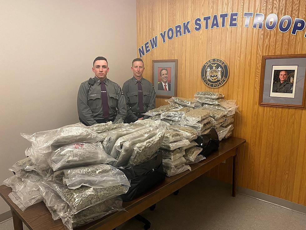 New York State Police Seize Over 100 Pounds of Pot in Traffic Stop on I81