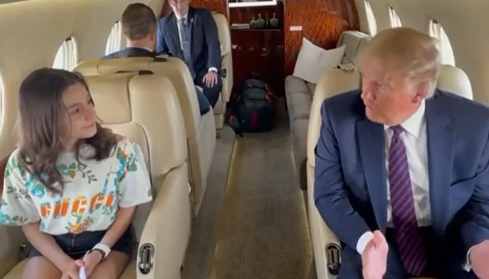 VIDEO: Trump Chats with Adam Weitsman's Daughter About Parenting