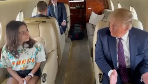 VIDEO: Trump Chats with Adam Weitsman&#8217;s Daughter About Parenting