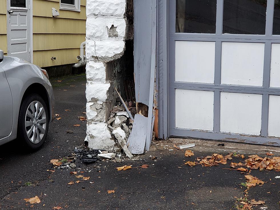 Car Hits Garage After Eight-Minute High-Speed Tour of Endicott