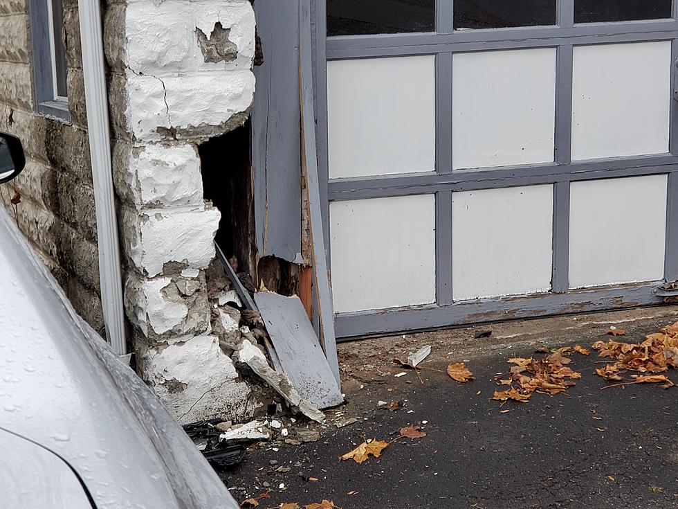 Car Hits Garage After Eight-Minute High-Speed Tour of Endicott