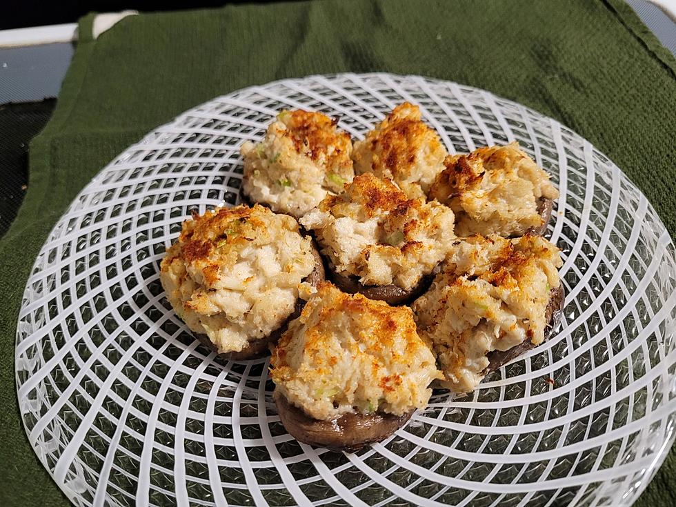 Foodie Friday: Crab-Cream Cheese Stuffed Mushroom Appetizers