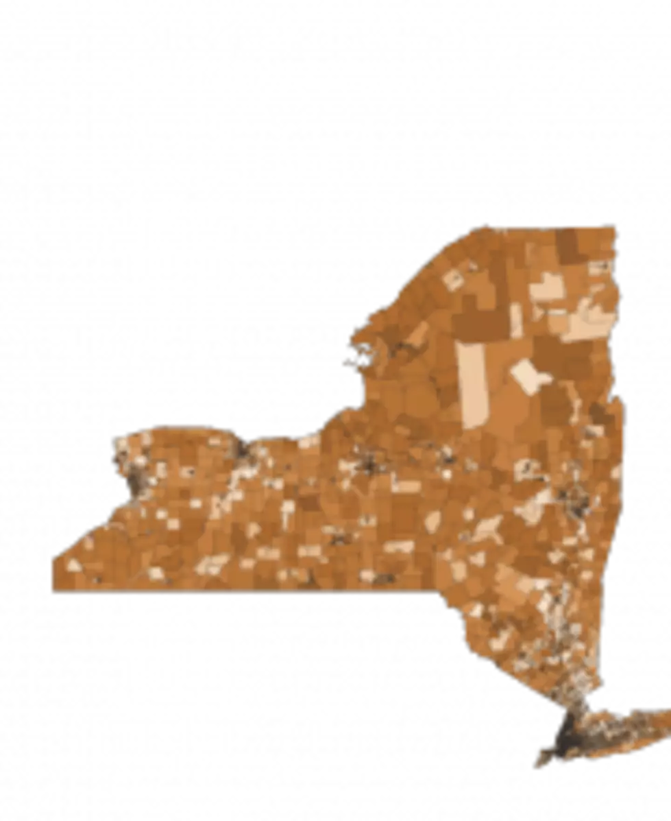 NYS Child Care Desert map