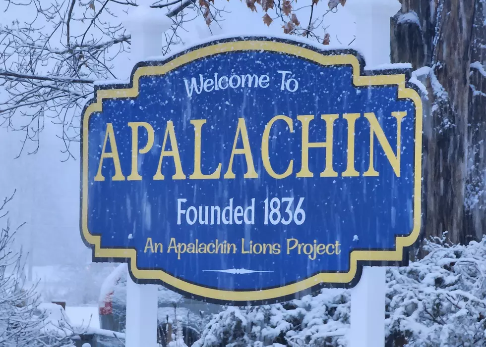 Wind-Damaged "Gateway to Apalachin" Sign Replaced