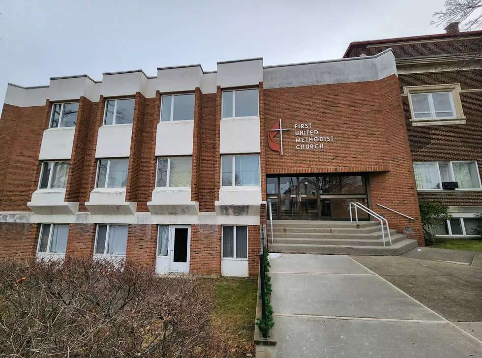 The education building at First United Methodist Church in Endicott on February 16, 2023. Photo: Bob Joseph/WNBF News
