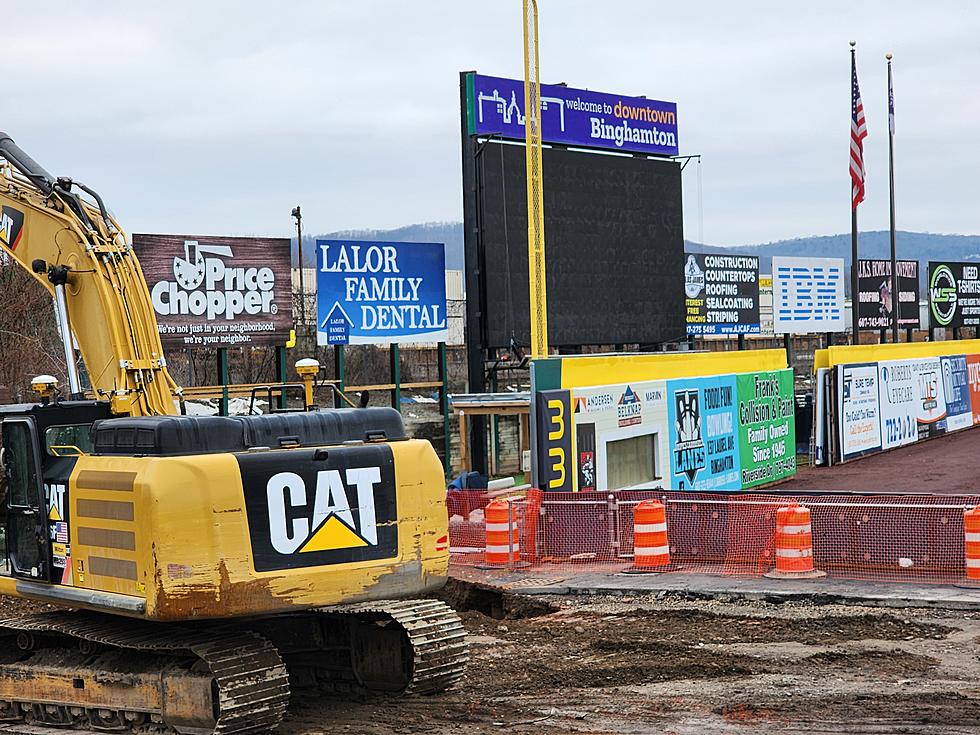 Big Construction Projects Underway at Binghamton Baseball Stadium
