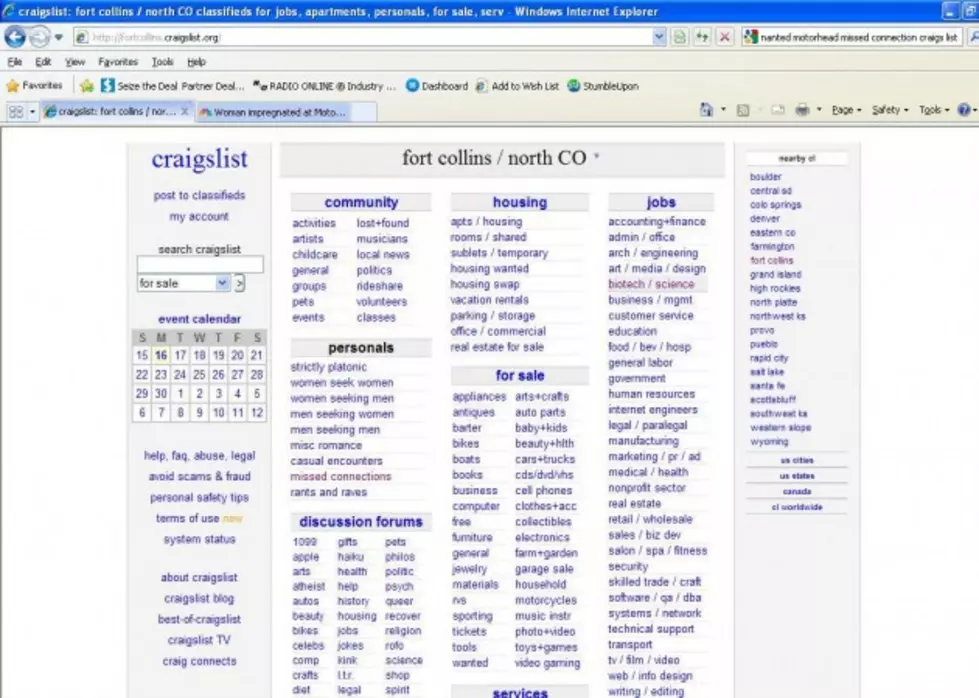 Craigslist Fort Collins – Would You Ever Use The ‘Missed Connections’? [POLL]