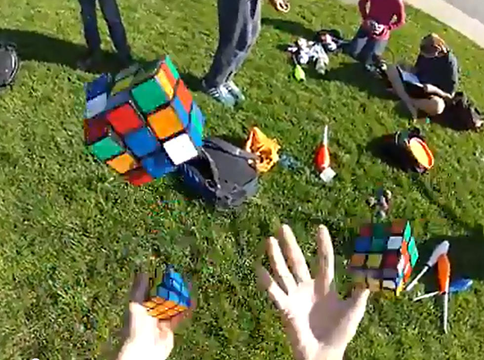 Watch This Guy Solve Three Rubik’s Cubes While Juggling Them [Video]