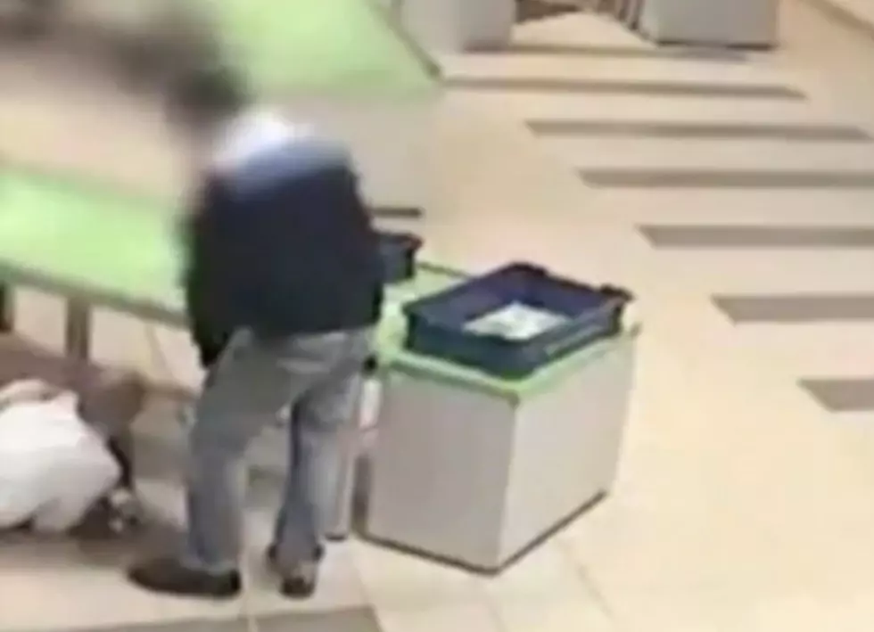 Airport Secuirty Guard Makes Diving Save to Catch Falling Toddler [VIDEO]