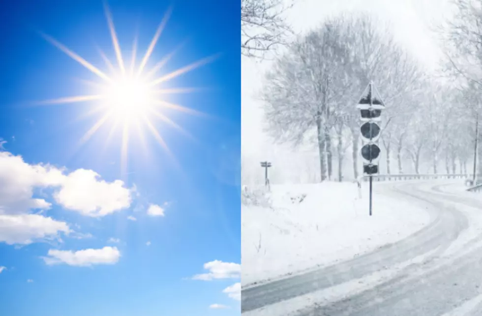Weekend Forecast: 50 & Sunny on Friday and Saturday, Chance of Snow Sunday