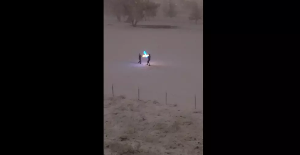 Watch An Epic Colorado Snowstorm Lightsaber Fight