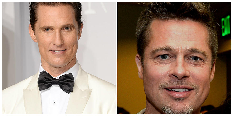 Brad Pitt Throws Matthew McConaughey A Beer In New Orleans [VIDEO]