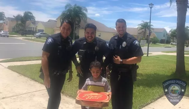 Cops Make Special Delivery To Boy Who Called 911