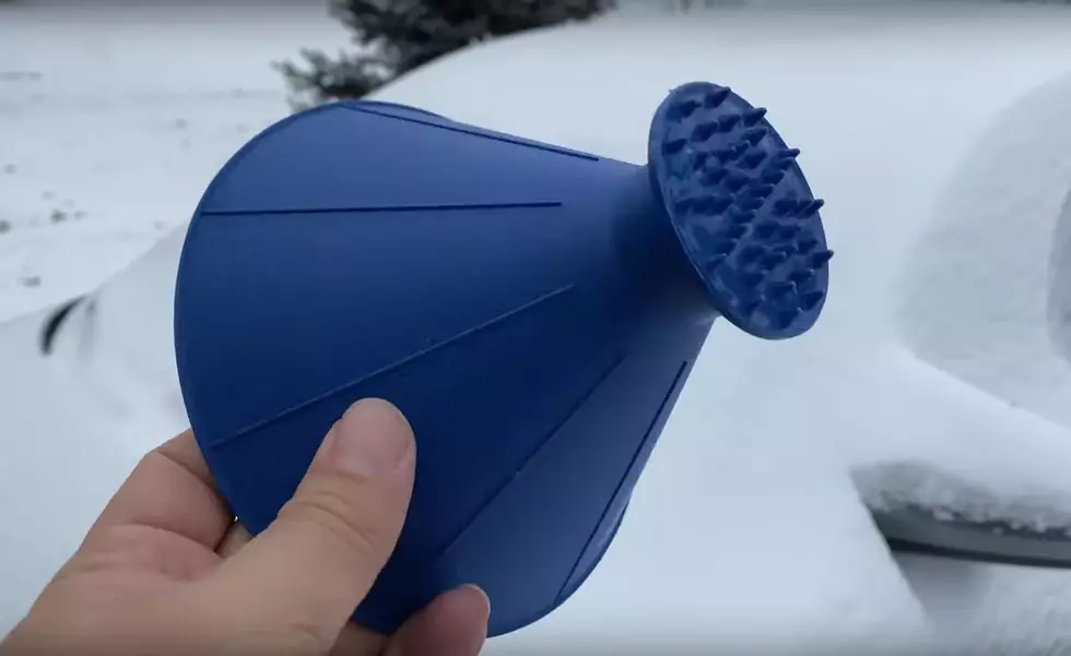Cone Shaped Ice-Scraper Looks Pretty Cool