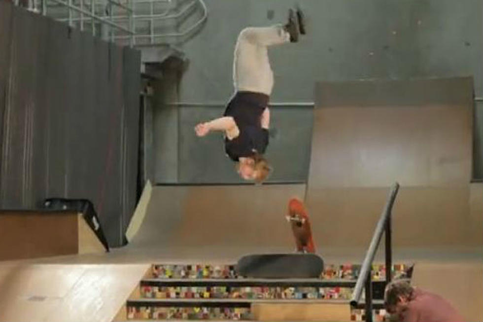 Watch This Skateboarder Backflip Down 6 Stairs! [VIDEO]