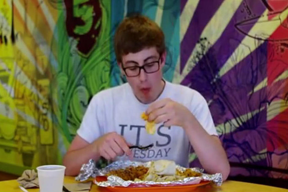 Scott Mann Takes the Taco Del Mar Cinco De Mondo Burrito Challenge [VIDEO]