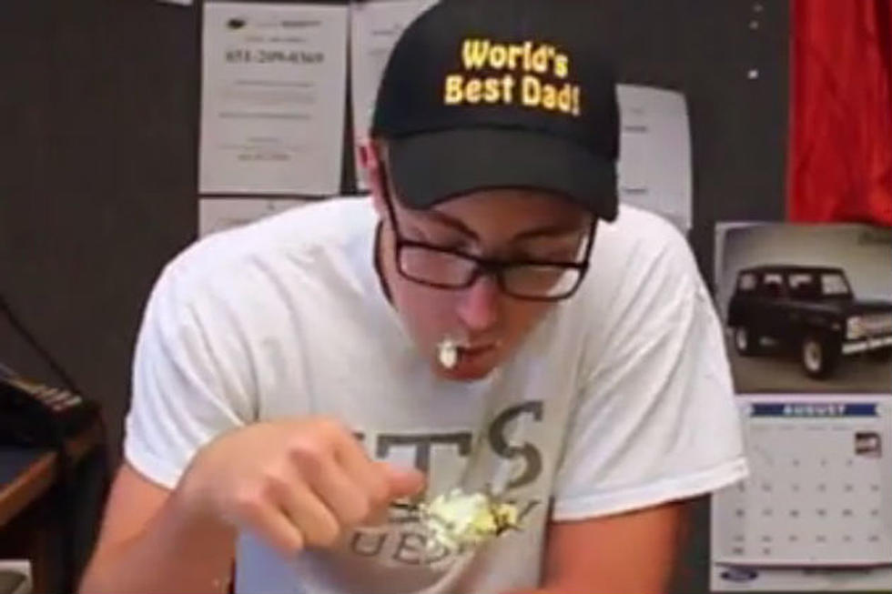 Scott Mann Attempts to Eat an Entire Cake for 96-5 The Fox’s Birthday [VIDEO]