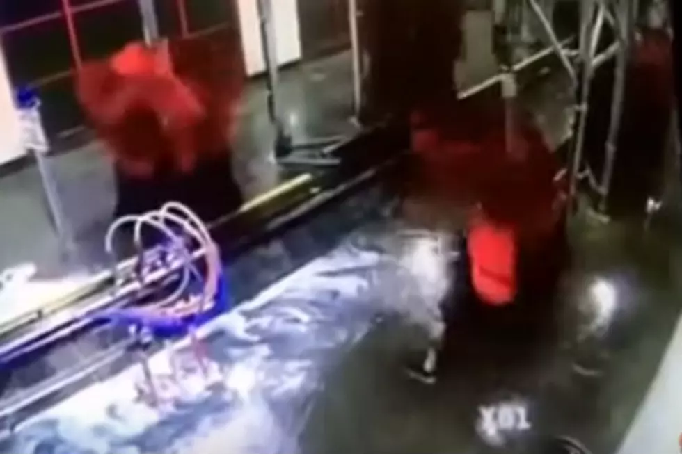 Watch This Car Wash Manager Get Sucked Into a Spinning Scrubber [VIDEO]
