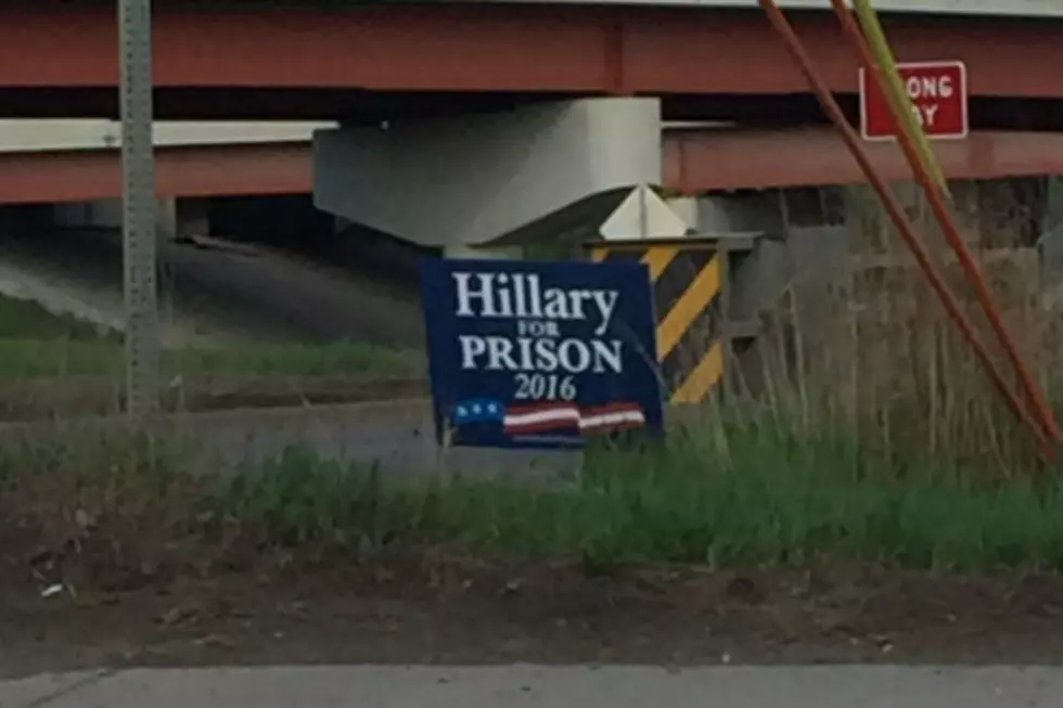 ‘Hillary For Prison’ Signs Popping Up Around Bismarck-Mandan [PHOTOS]