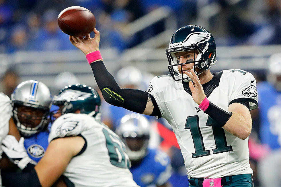 Carson Wentz Named Pepsi Rookie of the Week for Third Time