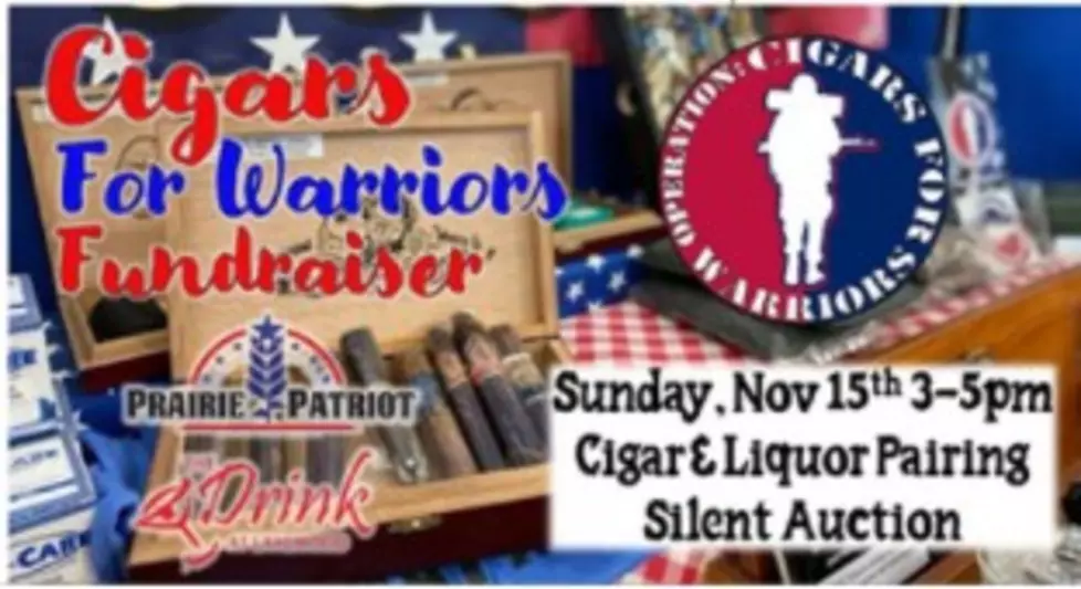 Cigars For Warriors Fundraiser This Sunday!
