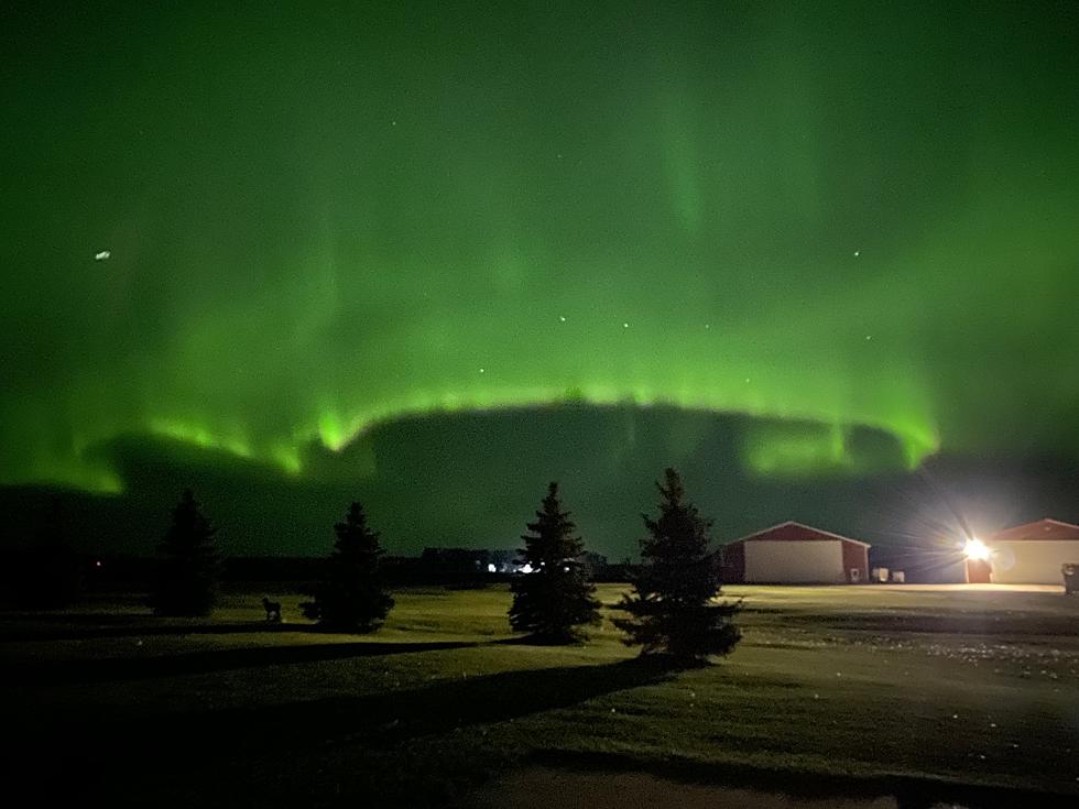 Astonishing Aurora Lightshow Over Parts Of North Dakota