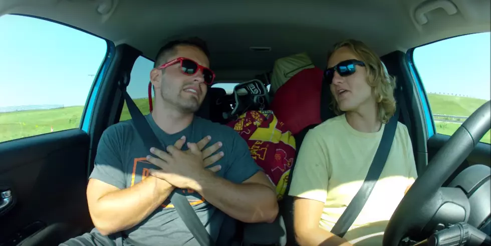 Watch Two Men Have More Fun on a North Dakota Road Than You Ever Will