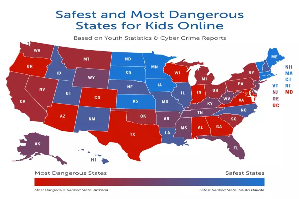 North Dakota Is Ranked As One Of The Safest States For Kids and On-Line