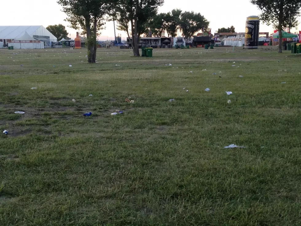 Sobering Pictures of 2016 Country Jam Grounds In the Morning