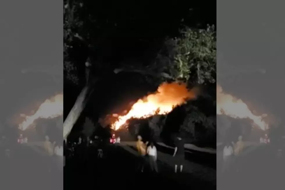 Videos of Fire Burning Near Palisade