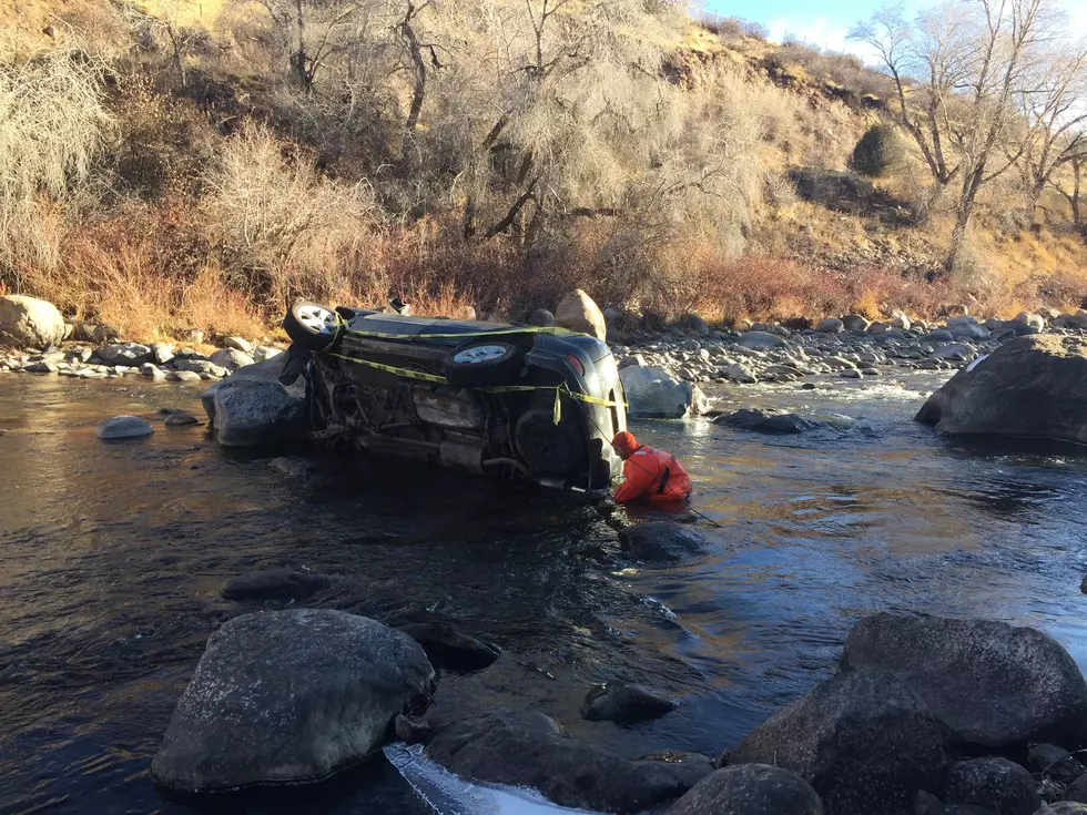 Car Flies Off Highway 6, Plunges Into Eagle River