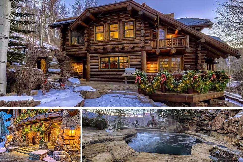 Avon Colorado Mountain Retreat Features An Amazing Stone Hot Tub With a View