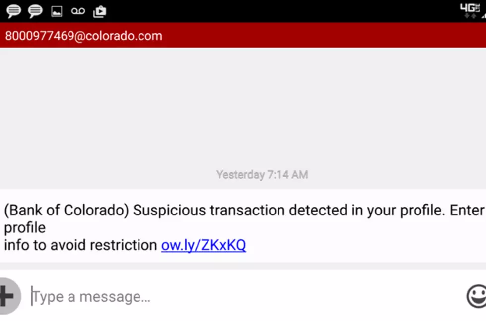 Bank Text Warning Is a Scam