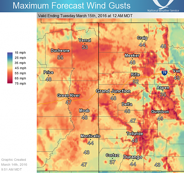 Grand Valley Bracing For 50 MPH Wind Gusts