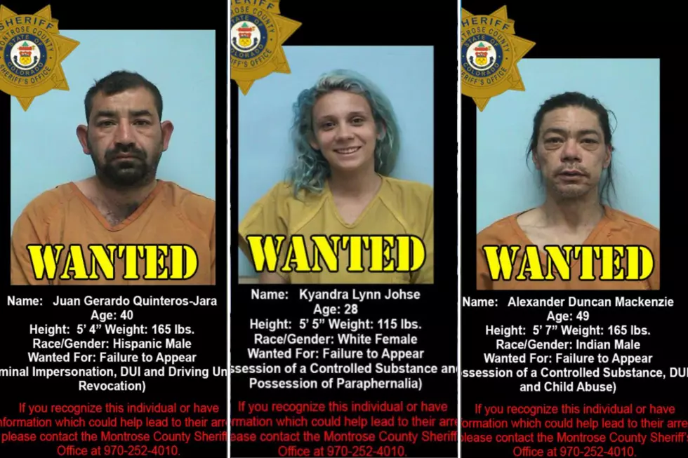 Montrose Most Wanted This Week: Drugs, Child Abuse, Criminal Impersonation