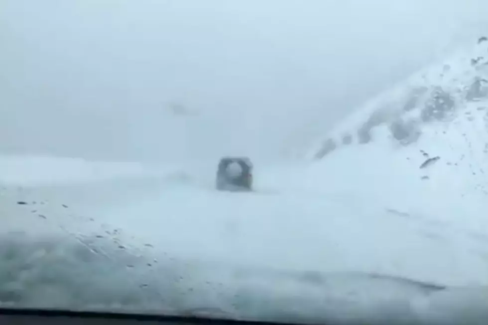 WATCH: White Out Conditions at Eisenhower Tunnel