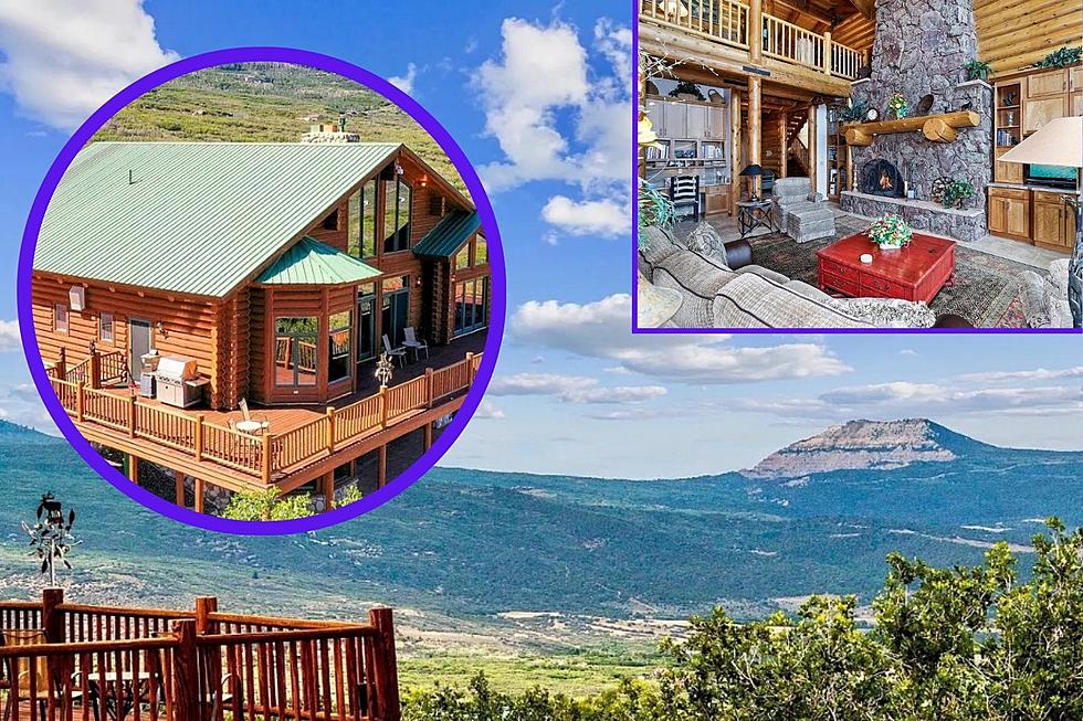 Massive Mesa Colorado Log Home Features Three Fire Places, Shooting Range and Lodge