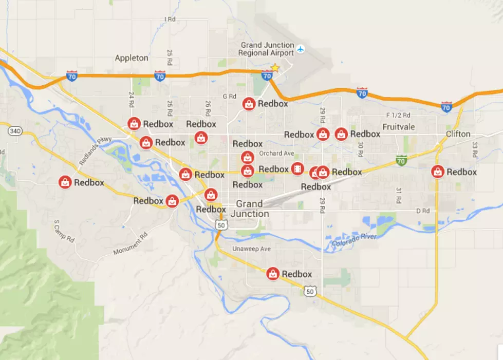 Every Single Redbox Location In Grand Junction