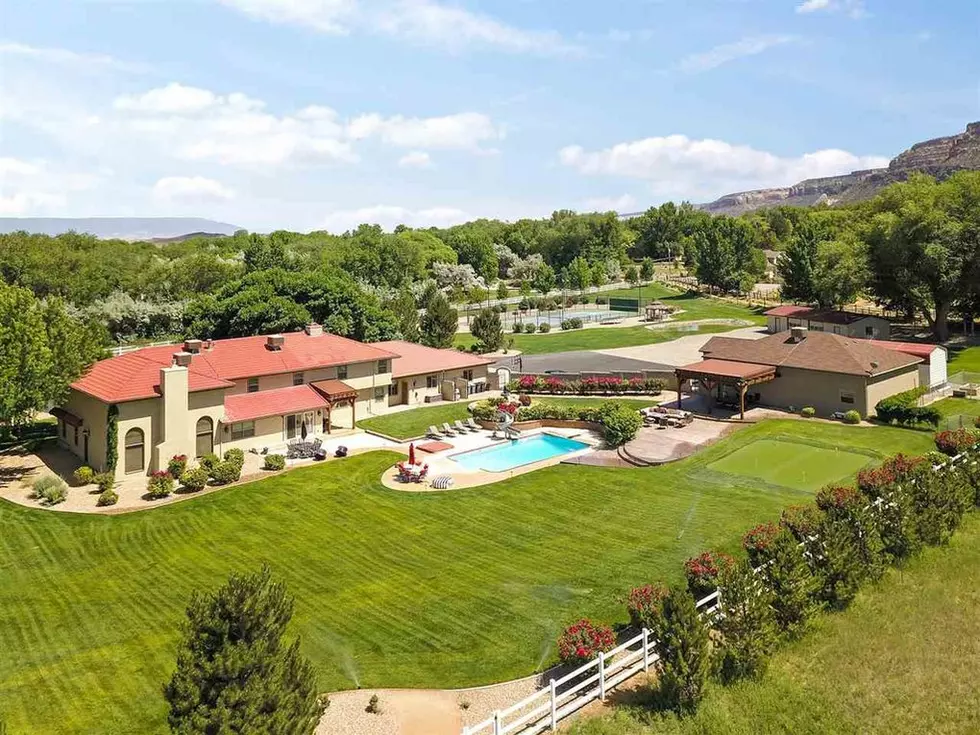 $1.5 Million Grand Junction House Has Pool , Pond + Tennis Court