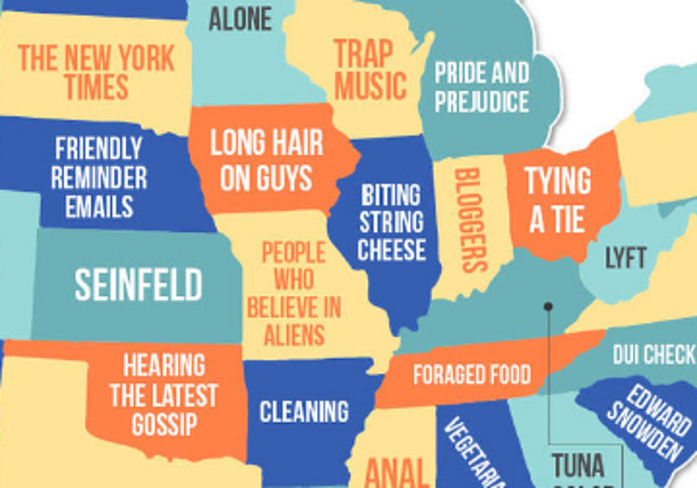 Most Hated Thing By State