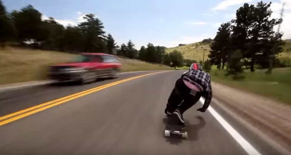 Watch a Colorado Longboarder Race Down a Hill at 70 MPH [VIDEO]